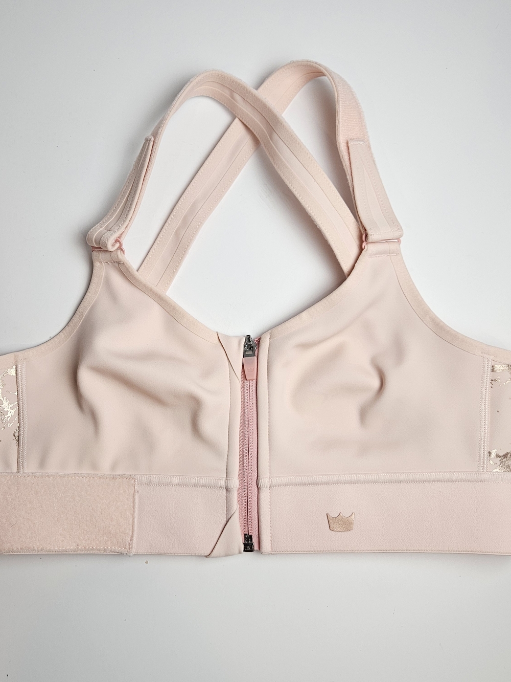 SHEFIT Flex Medium Impact Sports Bra Blush Pink Size Small